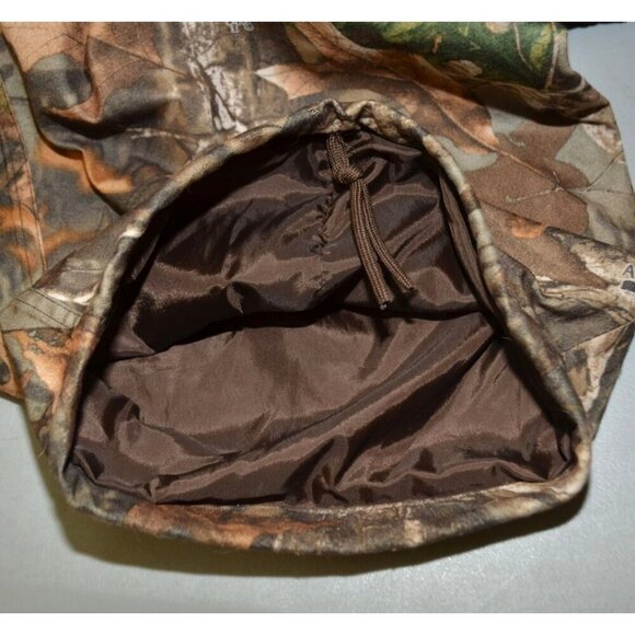 Advantage Timber Men's 2XL Brown Camo Hunting Cargo Pants Elastic Waist Pockets - Picture 8 of 10